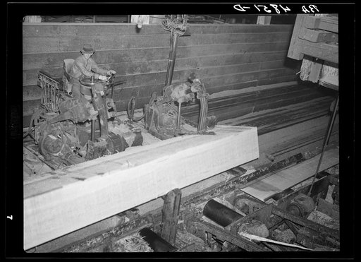 Sawmill worker. Longview, Washington