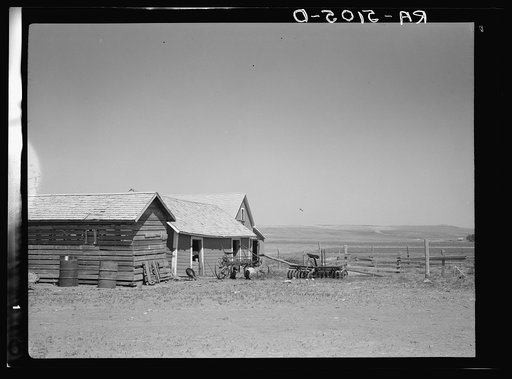 Farmyard. Saint Anthony, North Dakota
