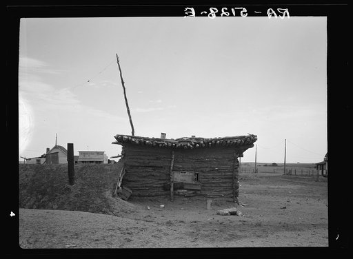 Dugout. Grassy Butte, North Dakota