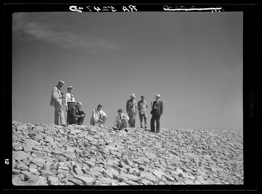 Drought committee inspects dam at Chadron, Nebraska