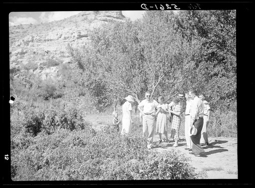 Dr. Tugwell visiting rehabilitation client. Baca County, Colorado