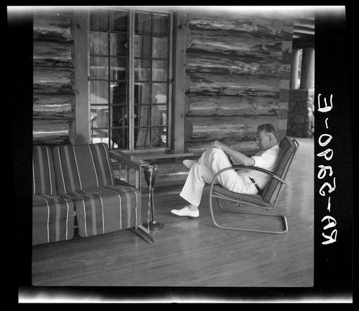 Dr. Tugwell at Ranch A. Beulah, Wyoming