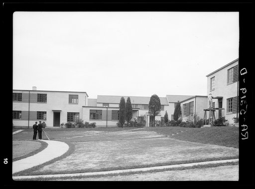 Completed houses at Greenbelt, Maryland