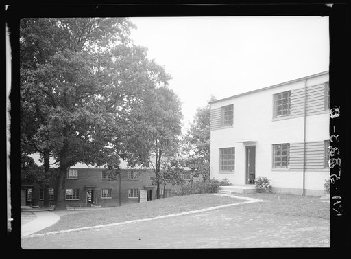 Completed houses at Greenbelt, Maryland