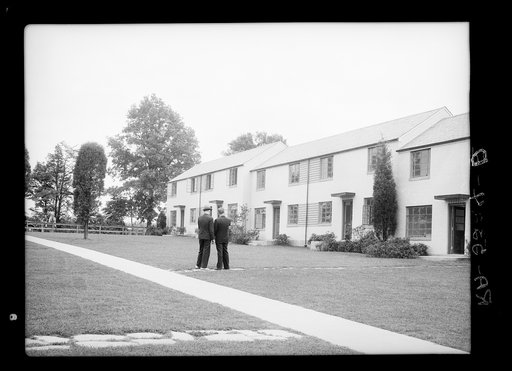 Completed houses at Greenbelt, Maryland