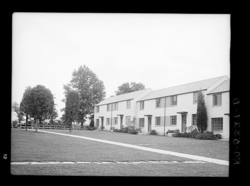 Completed houses. Greenbelt, Maryland