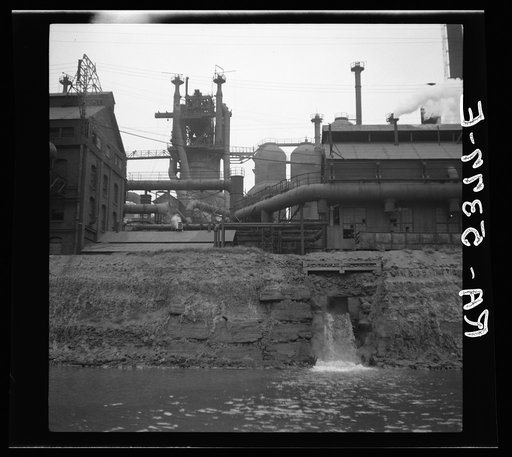 Pittsburgh waterfront. Monongahela and Allegheny Rivers, Pennsylvania