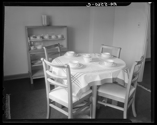 Interior of Greenbelt house. Maryland