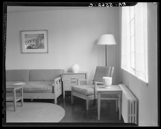 Interior of Greenbelt house. Maryland