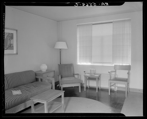 Interior of Greenbelt house. Maryland