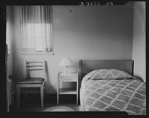Interior of Greenbelt house. Maryland