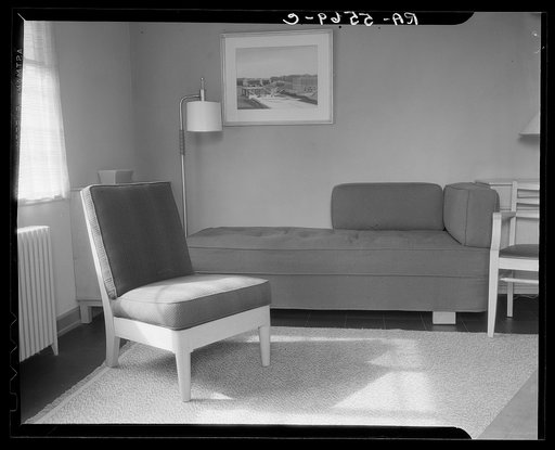 Interior of Greenbelt house. Maryland
