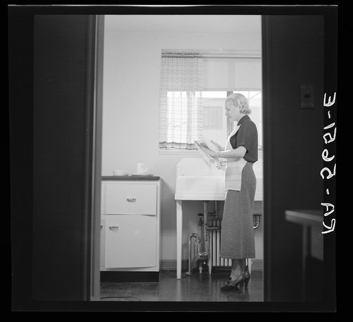 Interior of kitchen. Greenbelt, Maryland