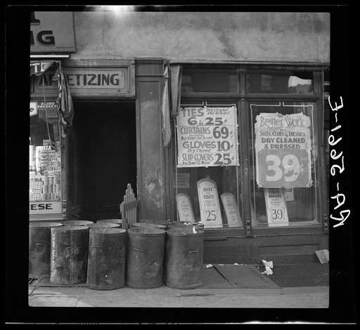 Across the street from Mrs. Hochfield's tenement. Washington Avenue, Bronx, New York