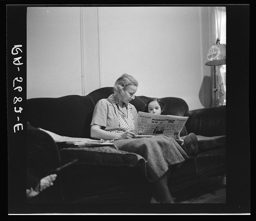 Mrs. Max Hochfield, a prospective New Jersey homesteader, now living in the Bronx, New York