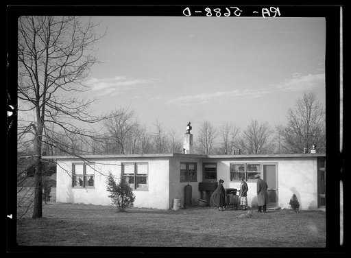 Scene at the New Jersey Homesteads cooperative. Near Hightstown, New Jersey