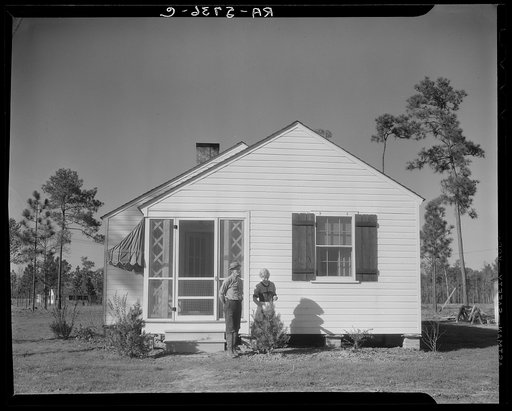 Mr. and Mrs. C.D. Grant, homesteaders on the Penderlea project. North Carolina