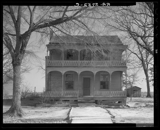 House on tract number 453 to be remodeled for tenant farmer. Johnson County, North Carolina