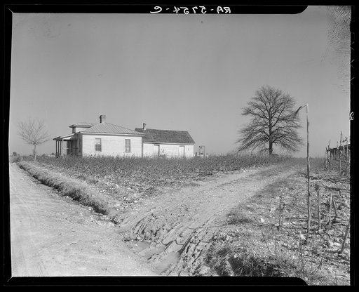 House on tract number 453 to be remodeled for tenant farmer. Johnson County, North Carolina