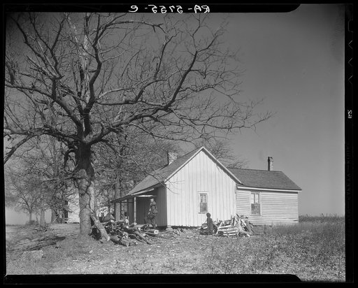 House on tract number 453 to be remodeled for tenant farmer. Johnson County, North Carolina