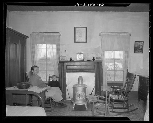 Mrs. Bert Thompson and son. Tract number 267. Wayne County, North Carolina