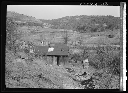 Rural slum near Birmingham, Alabama