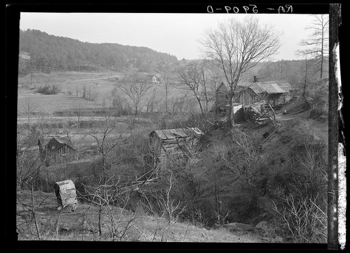 Rural slum area near Birmingham, Alabama