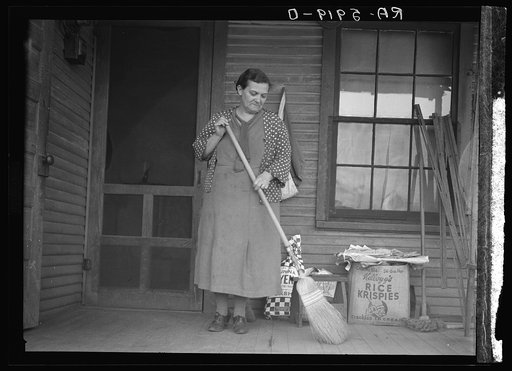 Mrs. Wesley Vickrey, who will move to a new home at Alabama's Gardendale Homesteads. Wyland, Alabama