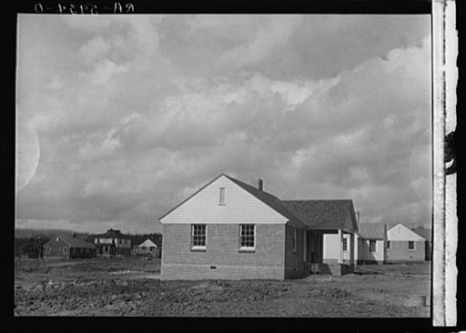 New houses at Slagheap Village, Alabama