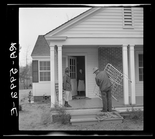 The Eargle family moving into their new home at Gardendale Homesteads, Alabama