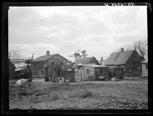 Housing in the industrial district. Milwaukee, Wisconsin