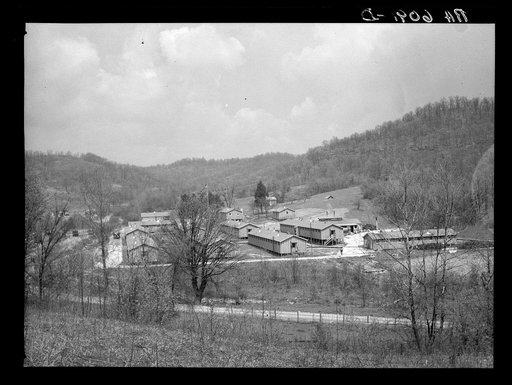Transient labor camp. Pere Marquette recreational demonstration project near Grafton, Illinois