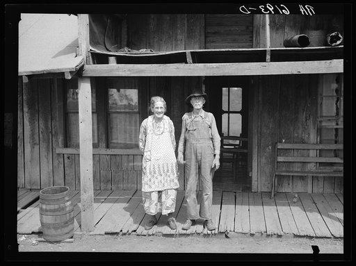 William Stamper and wife who have lived in the Ozarks for fifty years. Missouri