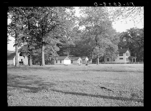An overseer's house in the sharecroppers' section. Employed by the land owners to oversee sharecroppers' operations. Missouri