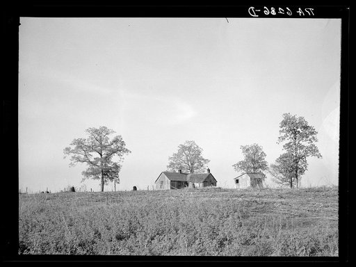 An Iowa farm scene. Fifteen miles north of Des Moines, Iowa