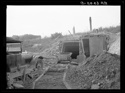 A coal mine in southern Iowa. Near Ottumwa, off U.S. Highway No. 34