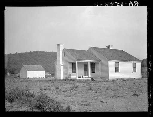 Five-room house, Southern colonial style, at the Palmerdale Homesteads near Birmingham, Alabama