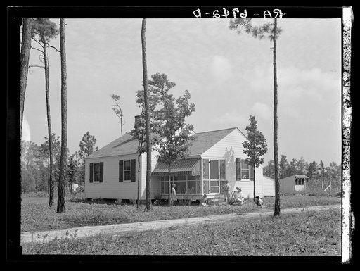 One of the new Penderlea homesteads. North Carolina