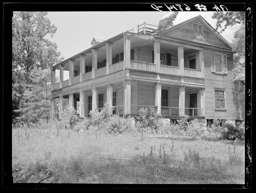 "Woodburn," built shortly after the Revolution by Charles Cotesworth Pinckney, one of the framers of the Constitution. It has eighteen rooms and will be restored by the Resettlement Administration, Clemson College conservation project