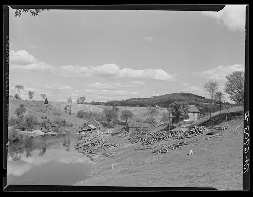Sawmill on the Black River. Irasburg, Vermont
