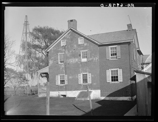 George Miller farmhouse. Northampton Farms project. Shoenersville, Pennsylvania