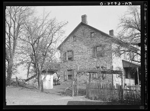 Lloyd Kramer farmhouse. Northampton Farms site. Farmersville, Pennsylvania