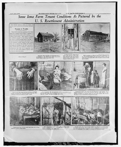 Clipping. Des Moines Sunday Register. May 1937
