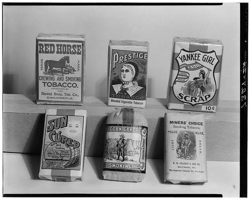 Brands of tobacco smoked by harvest hands. Ohio