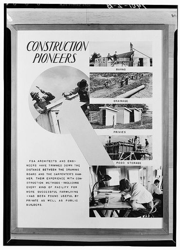 Information panel prepared by the Farm Security Administration in 1939