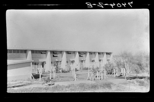 Rear of apartments. Chandler project, Arizona