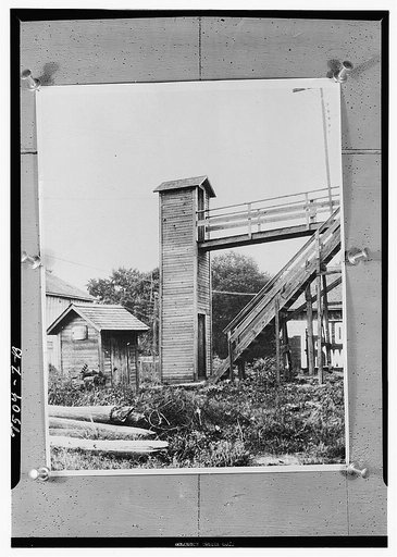 Double deck privy. Pennsylvania