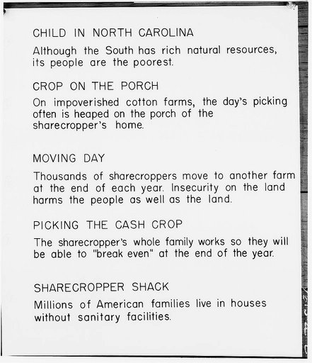 Captions for exhibits