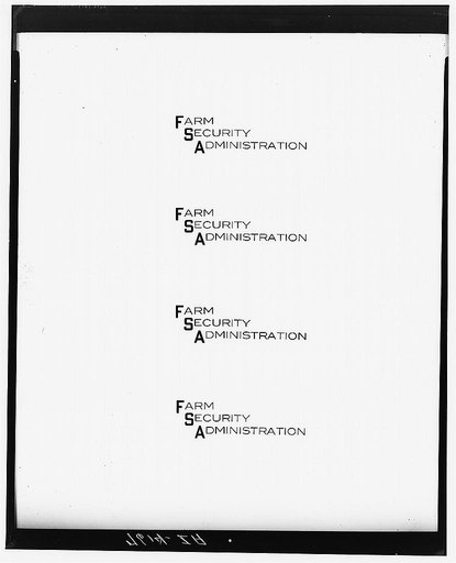 Farm Security Administration labels
