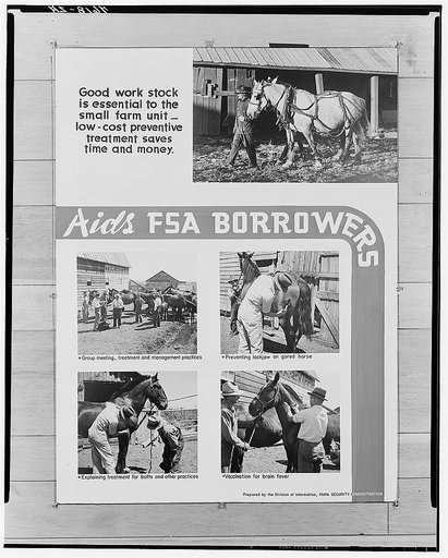 Farm Security Administration poster